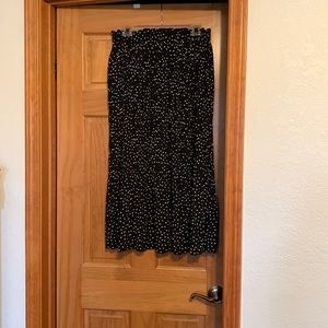 COPY - NWOT High waisted pleated midi swing skirt